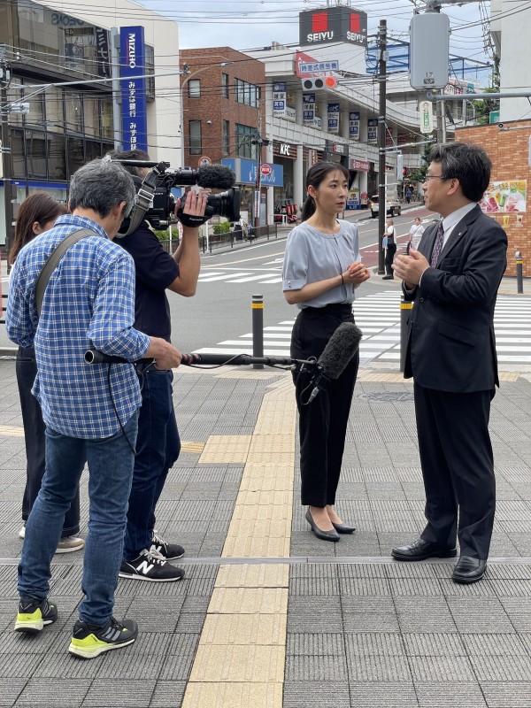 NHK「ニュースウオッチ9」の取材を受けました。サムネイル